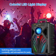 Load image into Gallery viewer, 2000W Bluetooth 5.0 Wireless Speaker Portable Party Outdoor Stereo Subwoofer Heavy Bass Sound System Mic
