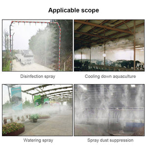 5M/10M Misting System Kit Adjustable Automatic Misting Watering Kit for Garden