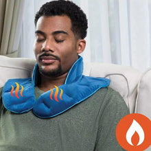 Load image into Gallery viewer, Hot &amp; Cold Weighted Neck Shoulder Wrap Pain Relief Deep Moist Heat Safe Double Use
