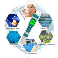 Load image into Gallery viewer, Digital PH Meter TDS EC Salinity Temperature Swimming Pool Water Quality Monitor Tester

