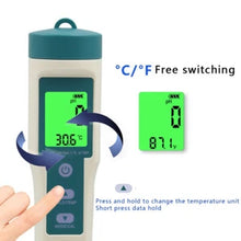 Load image into Gallery viewer, Digital PH Meter TDS EC Salinity Temperature Swimming Pool Water Quality Monitor Tester
