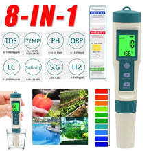 Load image into Gallery viewer, Digital PH Meter TDS EC Salinity Temperature Swimming Pool Water Quality Monitor Tester

