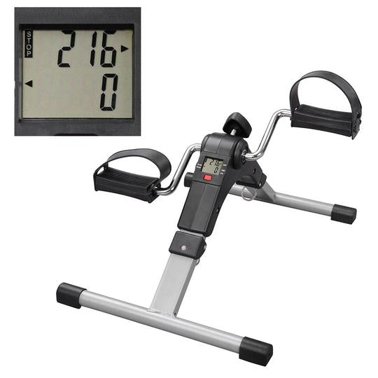 Portable Mini Bike Trainer Exerciser Machine Desk Home Gym Pedal Cycle LCD Display