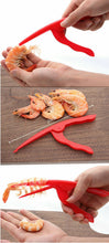 Load image into Gallery viewer, Set of 2 Prawn Peeler Shrimp Peeling Shell Removing Seafood Kitchen Tool
