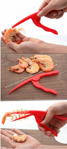 Set of 2 Prawn Peeler Shrimp Peeling Shell Removing Seafood Kitchen Tool