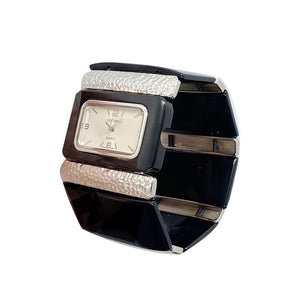 Black Adjustable Designer Bracelet Lady Watch w/Gift Box