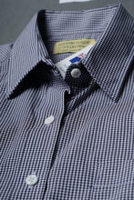 Load image into Gallery viewer, Made in Australia Women Long Short Sleeve Check Shirt Ladies Classic Blouse 610217
