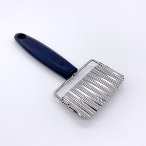 Kitchen Stainless Steel Crinkle Chips Cutter and Knife for Potato Vegetable Chop Blade Cooking Tools