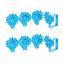 Load image into Gallery viewer, Set of 8 Metal Flower Table Cloth Cover Clip Clamp Holder for Picnic Party Wedding
