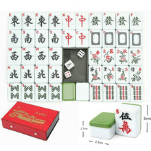 Load image into Gallery viewer, 144 Tiles Traditional Mah-Jong Set Portable Chinese Mahjong Party Game
