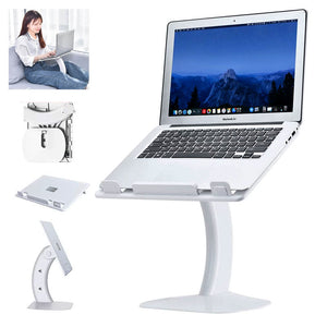 2 in 1 Multi-functional Ergonomic Adjustable Table Desktop Holder Laptop Tablet Phone Stand Lap Desk