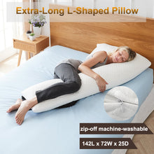 Load image into Gallery viewer, Extra-Long L-Shaped Pillow
