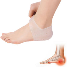 Load image into Gallery viewer, 1 Pair Silicone Gel Heel Socks Protector Cracked Foot Skin Care Sleeve Pain Relief
