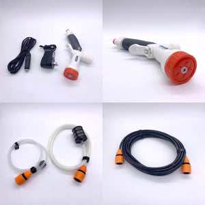 Portable Electric Rechargeable Self Primed Pressure Washer Water Pump with USB Port and Flashlight