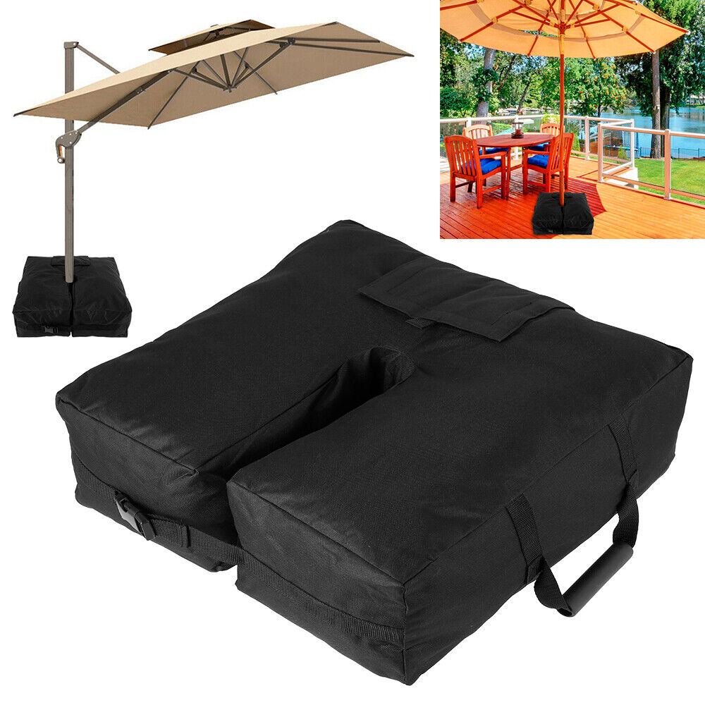 Heavy Umbrella Base Sandbag Parasol Stand Weights Banana Hanging Cantilever