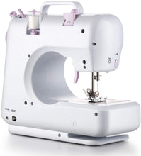 Load image into Gallery viewer, 12 Stitches Double Thread Portable Electric Sewing Machine w/ Foot Pedal and LED Light
