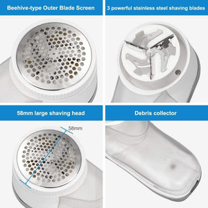 Portable Electric Lint Remover Sweater Fabric Shaver Cloth Hairball Fluff Trimmer Cleaner