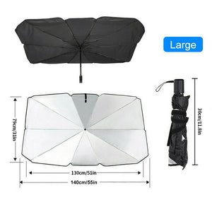 Car Windshield Sunshade Umbrella Foldable Front Window Cover Visor Sun Shade