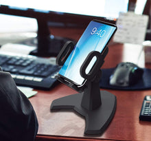 Load image into Gallery viewer, Fully Adjustable Desktop Mobile Phone Mount Holder Stand Hands Free Viewing
