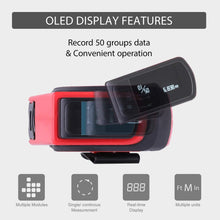 Load image into Gallery viewer, Handheld USB Rechargeable Laser Measure Tool with LED Display
