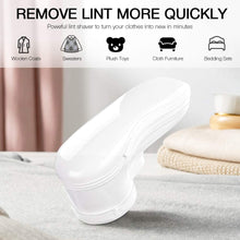 Load image into Gallery viewer, Portable Electric Lint Remover Sweater Fabric Shaver Cloth Hairball Fluff Trimmer Cleaner
