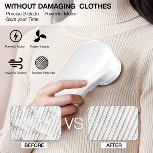 Portable Electric Lint Remover Sweater Fabric Shaver Cloth Hairball Fluff Trimmer Cleaner