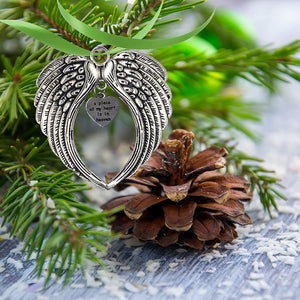 In Memory Angel Wings Pendant Christmas Tree Ornament Hanging Bauble Decors Gift