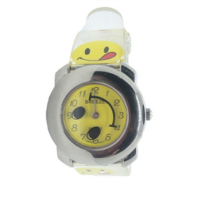 Kids Simple and Transparent Watch Casual Smiley face