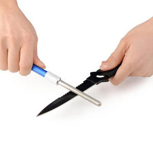 Portable Diamond Pen Shape File Blade Sharpener Stone Kitchen Knife Fish Hook