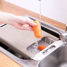 Load image into Gallery viewer, 3 In 1 Multifunction Cutting Chopping Board Storage Drain Basket
