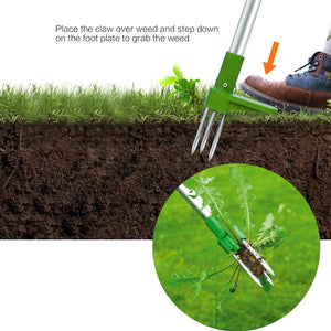 Weed Puller Remover Weeder Twister Twist Pull Garden Lawn Root Killer Tool