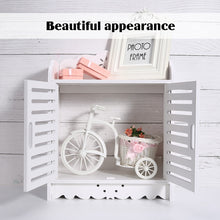 Load image into Gallery viewer, Wall Mounted Bathroom Cabinet Shelf Storage Rack with Doors
