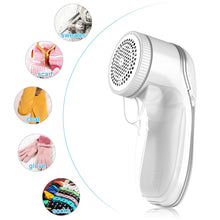 Load image into Gallery viewer, Portable Electric Lint Remover Sweater Fabric Shaver Cloth Hairball Fluff Trimmer Cleaner
