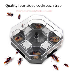 2x Reusable Cockroach Catcher Box Non Poison ECO Pest Insect Repeller Killer Trap