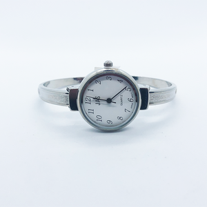 Quartz Silver Bangle Watch