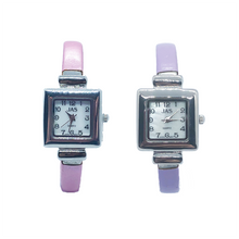 Load image into Gallery viewer, Lady Quartz Bangle Watch JAS- Two colours-Pink, Purple
