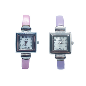 Lady Quartz Bangle Watch JAS- Two colours-Pink, Purple