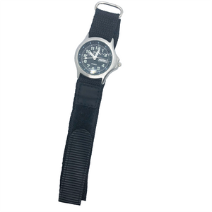 Gents Watch With Velcro Strap-Black