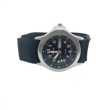 Load image into Gallery viewer, Gents Watch With Velcro Strap-Black
