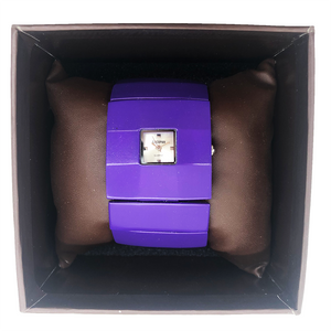 Purple Bracelet Lady Watch w/Gift Box