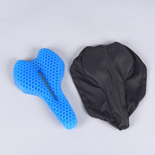 Load image into Gallery viewer, Comfortable Cool Honeycomb Gel Bicycle Seat Cushion with Zip Cover
