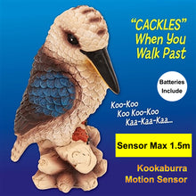 Load image into Gallery viewer, Battery Operated Realistic Kookaburra On Tree Branch Motion Sensor Home Decor
