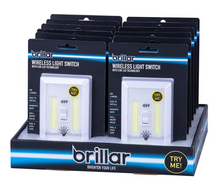 Load image into Gallery viewer, Brillar Wireless Switch Light W/ COB LED Tech - White
