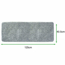 Load image into Gallery viewer, Premium Soft Microfiber Shaggy Bath Runner Mat Non Slip Kitchen 125 x 40.5cm
