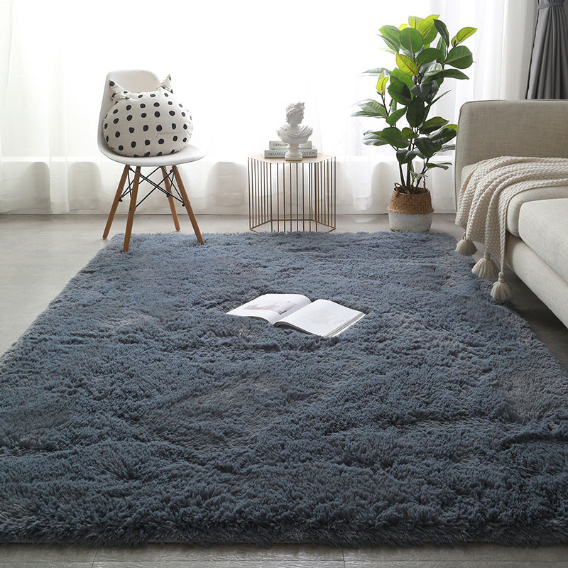 Soft Floor Rugs Mat Shaggy Fluffy Large Area Carpet Living Room Bedroom - Deep Grey