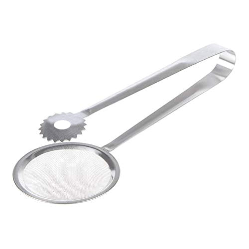 Stainless Steel Food Clip Snack Fryer Strainer Fried Mesh Colander Oil Drainer