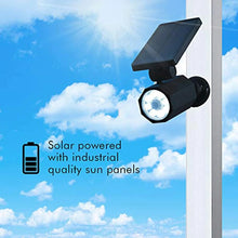 Load image into Gallery viewer, Solar Powered 8 LED PIR Motion Sensor Spotlight Garden Outdoor Security Light
