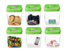 Load image into Gallery viewer, Kitchen Safe Time Locking Container Lockable Food Storage Canister with Timer - Green
