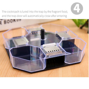 2x Reusable Cockroach Catcher Box Non Poison ECO Pest Insect Repeller Killer Trap