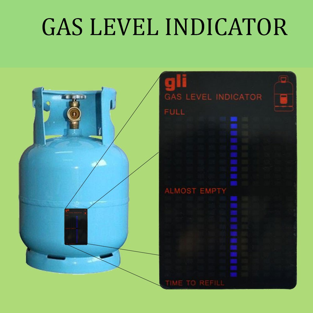 Magnetic Gas Tank Level Indicator Bottle Level Gauge BBQ Camping Outdo ...